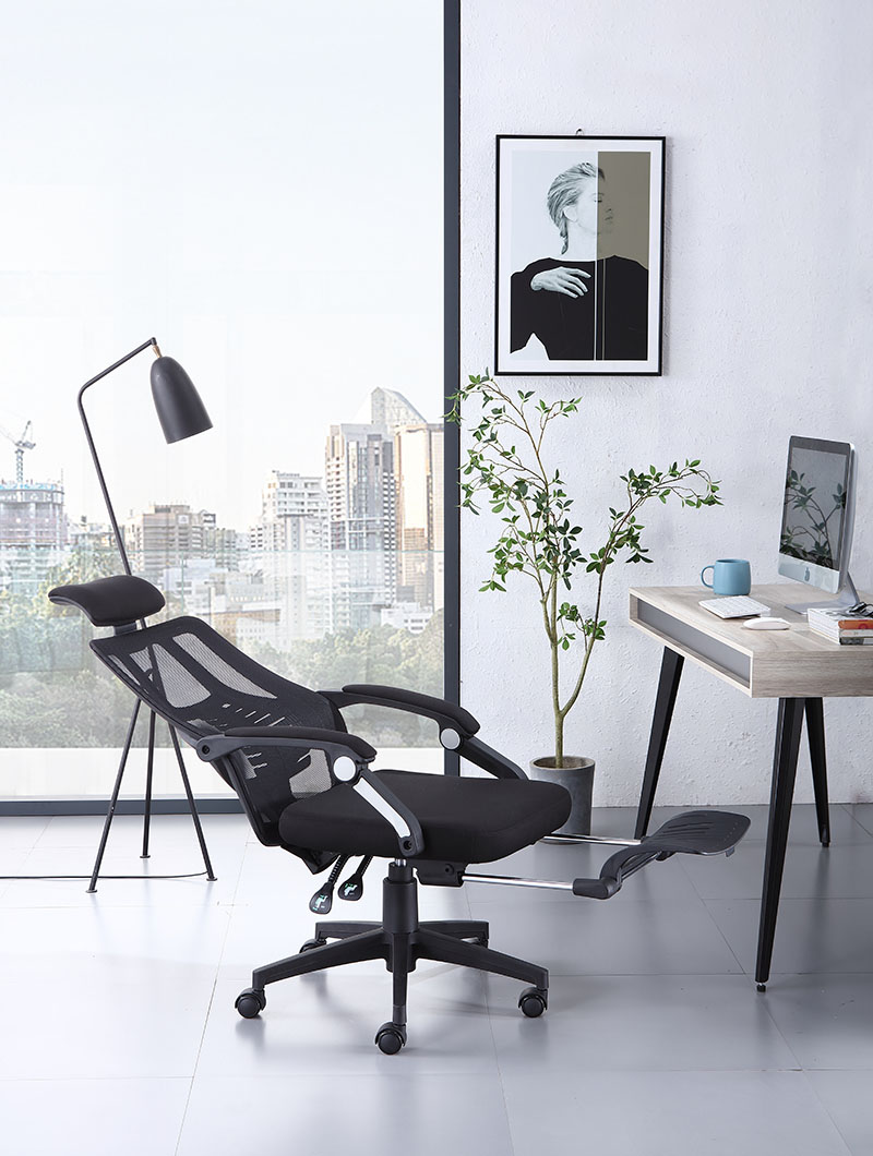  Ergonomics High-Back Mesh Office Chair with Footrest,Recliner Computer Desk Chair-10