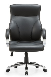 Meilleures marques de chaises de bureau exécutives en cuir noir à dossier haut