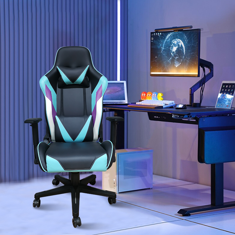 Krāsains spēļu krēsls