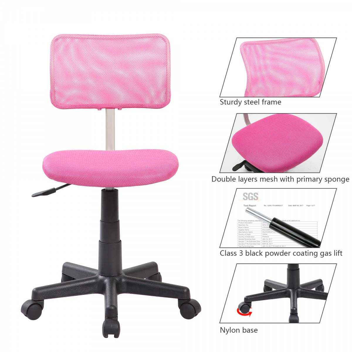 Kids Desk Chair le Height Adjustment-14