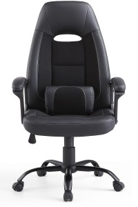 Нова канцеларијска столица од модерне кожне тканине са високим леђима са лумбалним делом