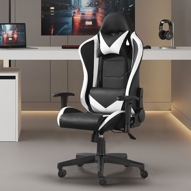 Silla de juego de cuero para PC