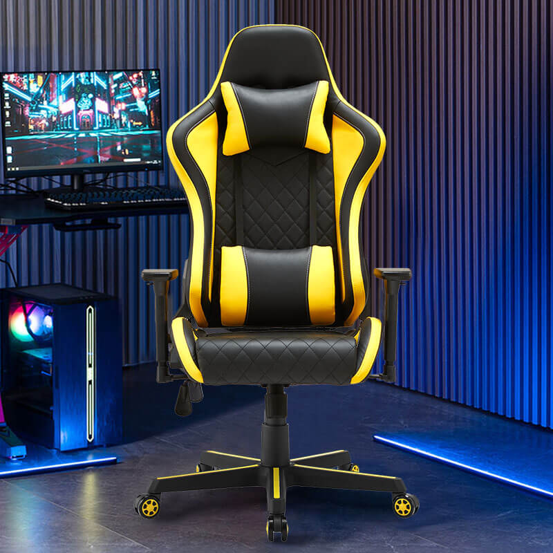 Target Reclining Yellow Gaming Chair